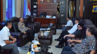 Kapolda Sulteng, Irjen Pol Agus Nugroho Menerima Kunjungan Silaturahmi Rombongan Kantor Wilayah (Kanwil) Badan Pertanahan Nasional (Bpn) Provinsi Sulteng