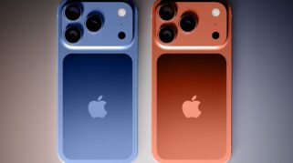 Iphone 17 Pro Dark Blue And Orange