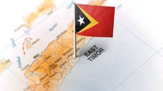 70415 Peta Dan Bendera Timor Leste 1