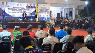 Pelantikan Pengurus Karang Taruna Kabupaten (Pktk) Jeneponto Periode 2025-2030.