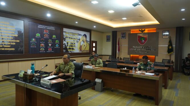 Dukung Pertumbuhan Ekonomi, Pangdam Hasanuddin Ikuti Rapat Pembahasan Koperasi Merah Putih Img 20251013 Wa0019