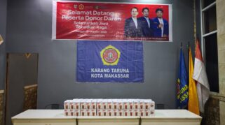 Donor Darah Karang Taruna Makassar.