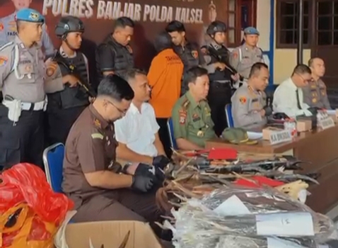 Polres Banjar Ungkap Perdagangan Satwa Dilindungi, Ribuan Barang Bukti Diamankan Img 20251028 234206