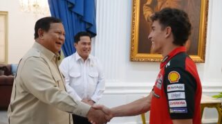 Momen Juara Dunia Motogp Marc Marquez Temui Presiden Prabowo