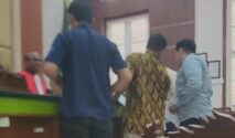 Tahap Mediasi Berlangsung Di Pengadilan Negeri Makassar Atas Gugatan Cv Solusi Klik Terhadap Ppk Dan Rektor Unhas, Pada Rabu (8/10/2025).