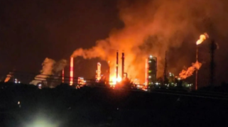 Kebakaran Kilang Pertamina Dumai