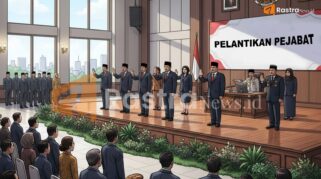 Ilustrasi Pelantikan Pejabat. (Dok. Rastra News)