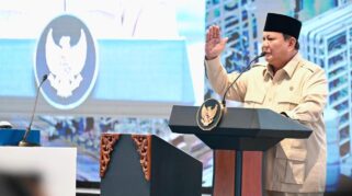 Presiden Prabowo Subianto Hadir Di Peresmian Pabrik Lotte Chemical Indonesia (Lci) Di Kota Cilegon, Banten, Kamis (6/11/2025). (Dok. Setneg)