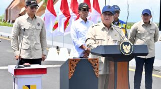 Presiden Prabowo Subianto Meresmikan Jembatan Kabanaran Di Kabupaten Bantul, Daerah Istimewa Yogyakarta, Rabu (19/11/2026).