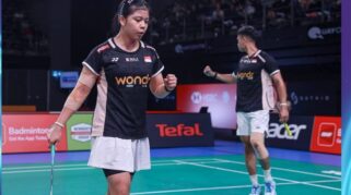 Ganda Campuran Indonesia, Jafar Hidayatullah/Felisha A.n. Pasaribu, Memastikan Diri Lolos Ke Final Australian Open 2025 Setelah Menuntaskan Duel Penuh Tekanan Kontra Duet Thailand, Ruttanapak Oupthong/Jhenicha Sudjaipraparat, Pada Semifinal Yang Berlangsung Sabtu (22/11/2025).