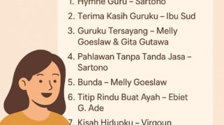 Rekomendasi Lagu Pilihan Rastranews Yang Paling Sering Diputar Dan Selalu Berhasil Menghadirkan Rasa Haru Pada Peringatan Hari Guru.