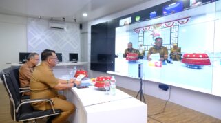 Sekretaris Daerah (Sekda) Kabupaten Gowa, Andy Azis Peter, Membuka Kegiatan Monitoring Dan Evaluasi Tim Pengelola Sp4N-Lapor! Kecamatan Dan Sahabat Lapor! Kecamatan, Yang Dirangkaikan Dengan Sosialisasi Sp4N-Lapor! Bagi Pemerintah Desa Dan Kelurahan Tahun 2025.