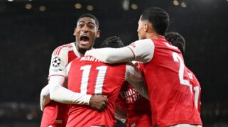 Arsenal Tampil Garang Di Liga Champions Uefa Usai Mengalahkan Bayern Munchen Dengan Skor Meyakinkan 3–1 Di Laga Hari Ini, Kamis (27/11/2025).