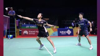 Pasangan Ganda Campuran Indonesia, Dejan Ferdinansyah / Bernadine Anindya Wardana, Memastikan Tiket Ke Babak Perempatfinal Syed Modi India International 2025 Setelah Tampil Dominan Pada Laga Babak 16 Besar (R16) Yang Berlangsung Di Lucknow, India