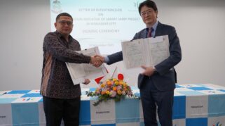 Wali Kota Makassar, Munafri Arifuddin, Melakukan Penjajakan Kerja Sama Dan Penandatanganan Letter Of Intent (Loi) Dengan Nihon Suido Tokyo, Jumat (28/11/2025).