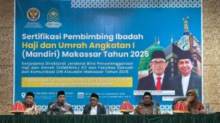 Direktorat Jenderal Bina Penyelenggaraan Haji Dan Umrah (Kemenhaj Ri) Dan Fakultas Dakwah Dan Komunikasi Uin Alauddin Makassar, Gelar Sertifikasi Pembimbing Ibadah Haji Dan Umrah Angkatan I (Mandiri) Makassar Tahun 2025.