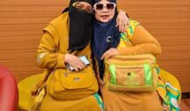 Hj. Nursiah, Owner Biro Perjalanan Umrah, Pt Cahaya Mulia Ilahi Bersama Rekannya.