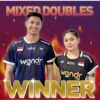 Pasangan Ganda Campuran Indonesia, Dejan Ferdinansyah / Bernadine Anindya Wardana, Kembali Membuat Publik Bulutangkis Tanah Air Bangga. Mereka Berhasil Menjuarai Turnamen Bwf Super 300 Setelah Tampil Impresif Sejak Babak Pertama Hingga Final.