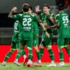 Selebrasi Pemain Persebaya Surabaya Usai Bruno Moreira Menyamakan Kedudukan 1-1 Kala Menghadapi Psm Makassar Pada Partai Tunda Pekan Ke-4 Super League 2025-2026, Di Stadion Bj Habibie Parepare, Sulsel, Sabtu (6/12/2025). (Dok Official Persebaya)