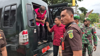 Oknum Pejabat Dinas Pertanian Toraja Utara Ditetapkan Tersangka Kasus Dugaan Korupsi Irigasi Perpipaan, Rabu (3/12). (Dok. Kejati Sulsel)